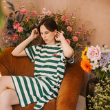 Amme-T-shirt med striber – Casa Azul Frida-kjole