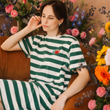 Amme-T-shirt med striber – Casa Azul Frida-kjole