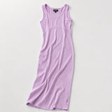 St Tropez Ribbed Amningsklänning Lilac
