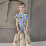 Barnens Shortie PJ-set Avokado