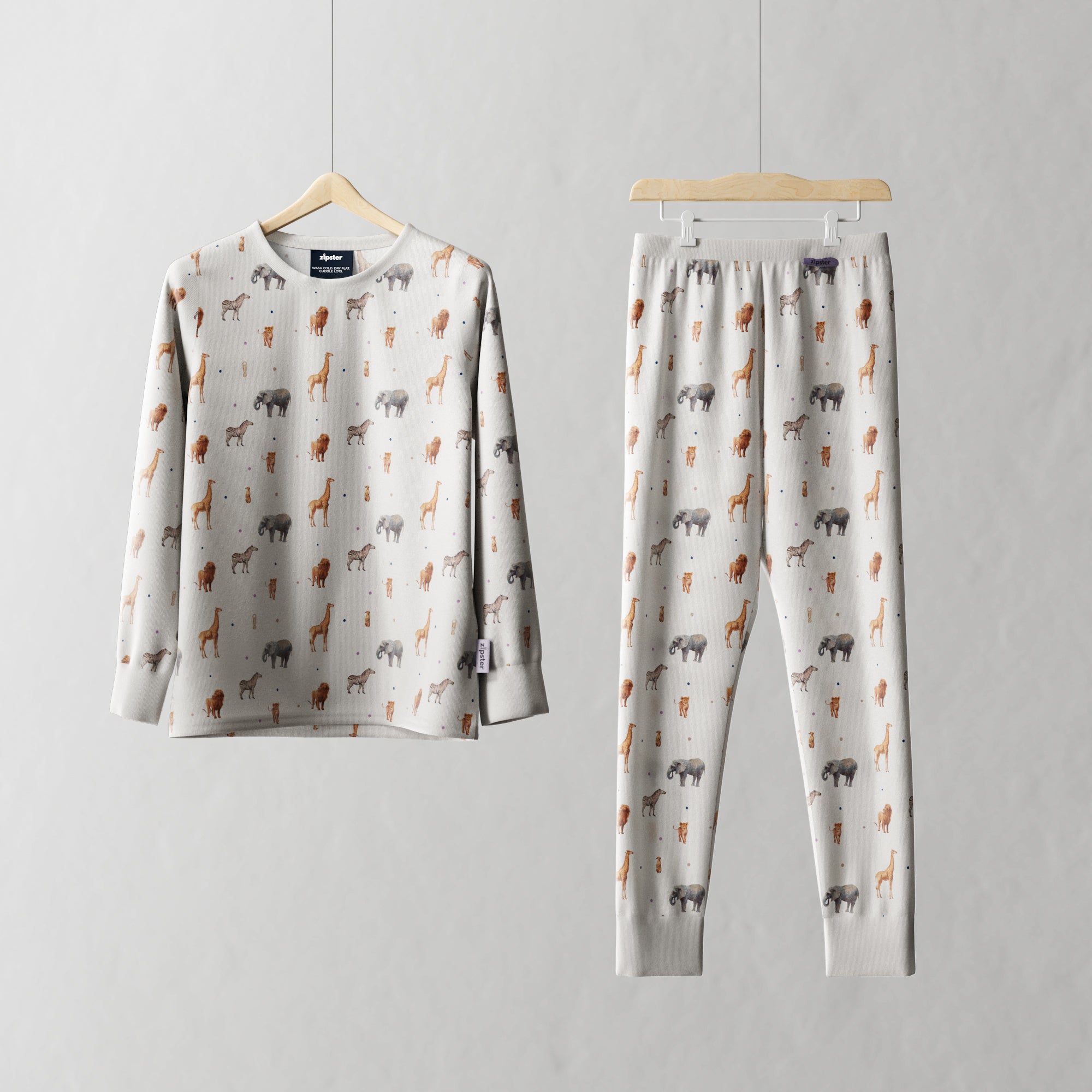 Children's PJ Set Mini Jungle