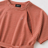 Barcelona amme-T-shirt-kjole Rusty Striped