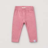 Ribbed Leggings i bambu, rosa