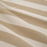 Stribet ammekjole beige/hvid