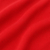 St Tropez Ribbed Amningsklänning Röd & Rosa