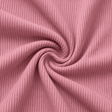 Ribbed Leggings i bambu, rosa