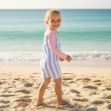 Swimster Stripes Rosa ärm