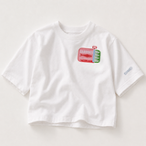 Oversized T-shirt til børn Hvid Sardiner