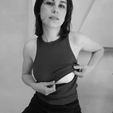 Breastfeeding Ribbed Tank Top Black