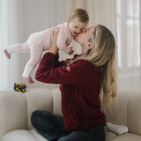 Amning Fleece Burgundy