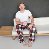 Mens Tartan Dreams Pajamas T-Shirt Set