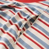 Överdimensionerad amningströja Retro Stripe