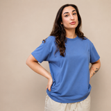 Oversized amning Tee Navy
