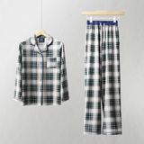 Pyjamas Set i grön tartan för män