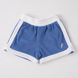 Terry-frotté-eventyrshorts, blå