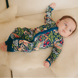 William Morris Zipster Jordgubbstjuv Marinblå