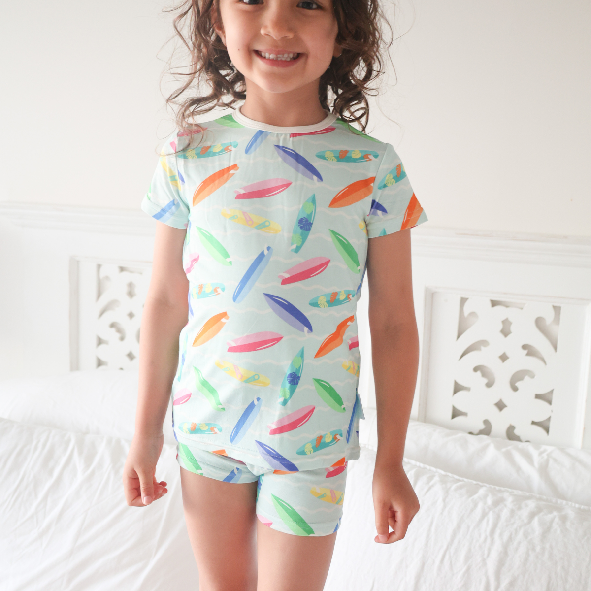 Children's Shortie PJ Set Surf