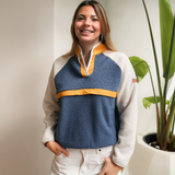 Amning Fleece Retro Blue