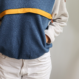 Amning Fleece Retro Blue