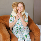 Pyjamas-set för damer Den mycket hungriga larven™ Rutigt