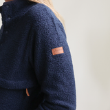 Amning Fleece Marinblå