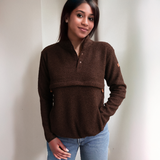 Amning Fleece Brun