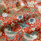 William Morris pyjamas-set för barn Strawberry Thief Röd