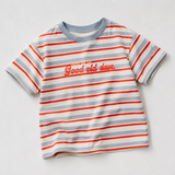 Överdimensionerad T-shirt för barn Randig Good Old Days