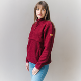 Amning Fleece Burgundy