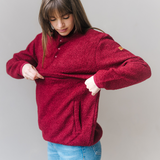 Amning Fleece Burgundy
