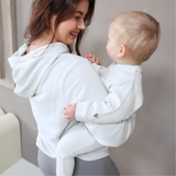 Bamboo Breastfeeding Hoodie - Cool Gray