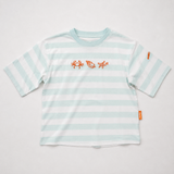 Oversized T-shirt för barn Randig Seafoam Shells