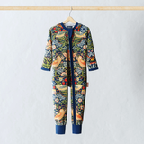 William Morris Zipster Jordgubbstjuv Marinblå