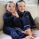 Children's PJ Set Navy Heritage