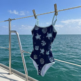 Badedragt til damer Skildpadder