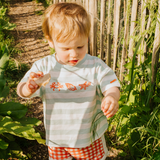 Oversized T-shirt för barn Randig Seafoam Shells