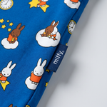Miffy x Zipster vävd etikett på barnkläderna Miffy Starry Sleep-pyjamaset i bambu