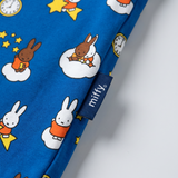 Miffy x Zipster vävd etikett på barnkläderna Miffy Starry Sleep-pyjamaset i bambu