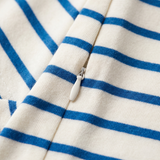 Skjult lynlås til amning på den Miffy stribede amme-T-shirt