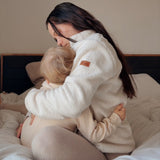 Ammende fleece - elfenben