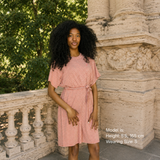 Barcelona amme-T-shirt-kjole Rusty Striped
