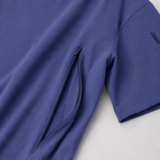 Oversized amning Tee Navy