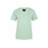 Breastfeeding T-Shirt V-Neck Sage Green