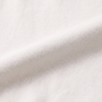 Nærbillede af det bløde bambusstof på den hvide Miffy børnet-shirt med grønt Miffy-print