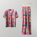 Pyjamas-sæt til kvinder: Frida Fiesta de Colores