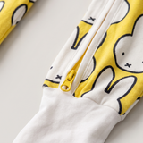 Dragkedja som går åt båda hållen på ZIPSTER x Miffy Hello Yellow-bambubody
