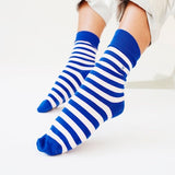 Manitou Socks Stripe Affairs Electric Blue och Pink Panther